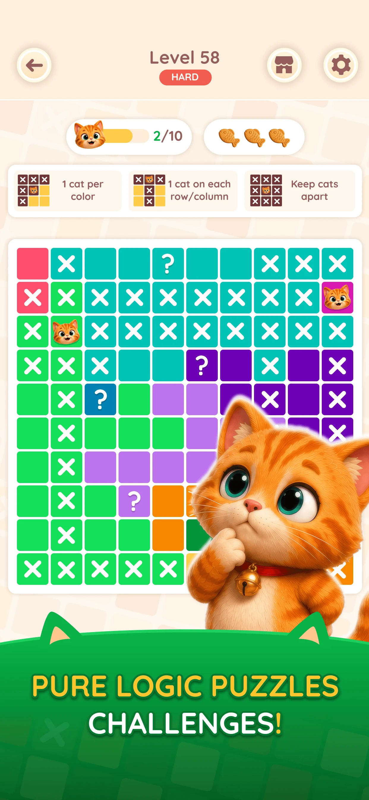 Sudocat Brain Logic Puzzle screenshot