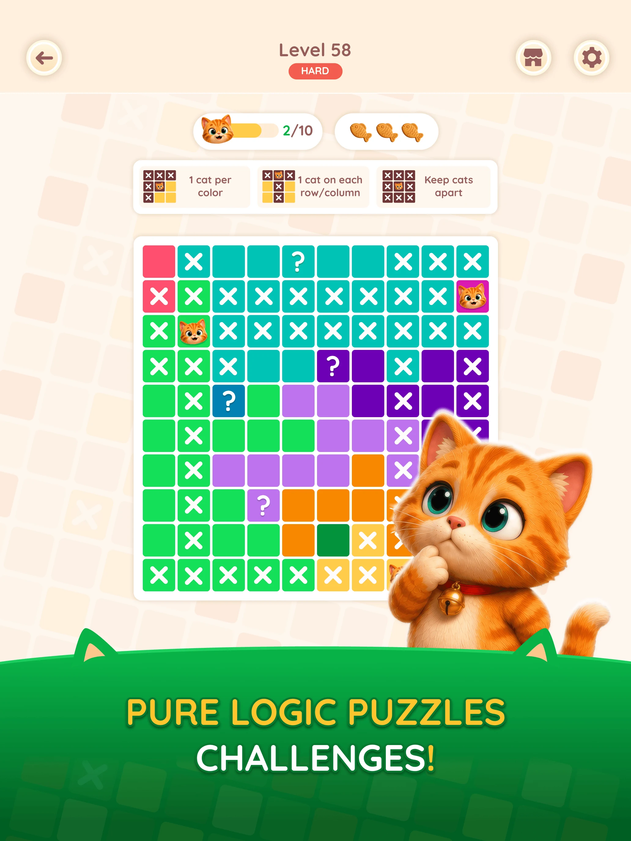 Sudocat Brain Logic Puzzle screenshot