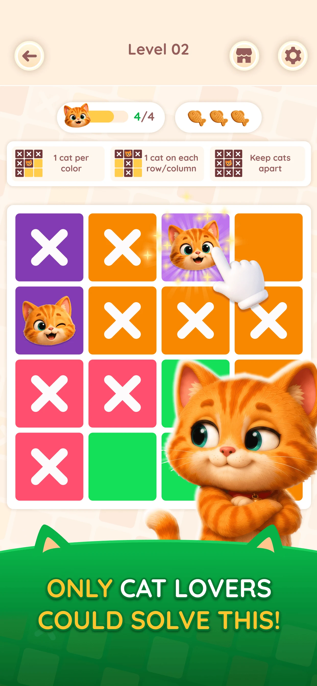 Sudocat Brain Logic Puzzle screenshot